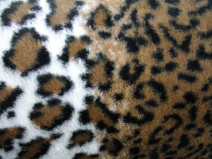Minky Animal Print Fur - Striped Leopard, alternate view 1