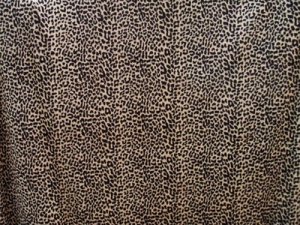 Minky Animal Print Fur Fabric - Baby Cheetah, full width view