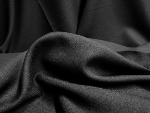 Wholesale Polyester Crepe Solid- Black 25yds