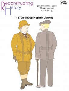 Reconstructing History Pattern #RH925 - Edwardian Norfolk Jacket - Late 19th Century