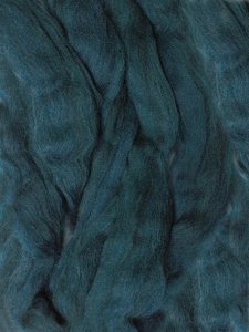Merino Wool Roving color Teal