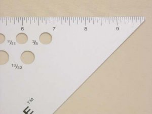 Lance Triangle Ruler 10" - 45-90 degree