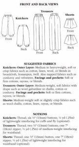 Folkwear #250 Hollywood Pants Sewing Pattern