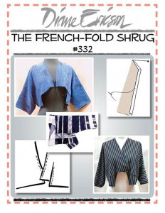 Diane Ericson #332 - The French Fold Shrug pattern