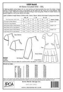 Dana Marie Sewing Pattern #1059 - Retr0