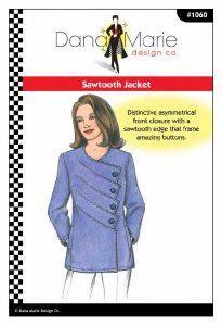 Dana Marie Sewing Pattern #1060 - Sawtooth Jacket - cover