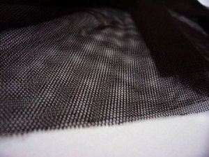 Superfine English Net - Black Netting Fabric