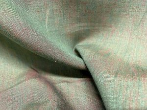 Euro Linen Fabric - 5oz - Color #01 Moss-Burnt Sienna