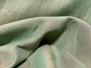 Euro Linen Fabric - 5oz - Color #01 Moss-Burnt Sienna
