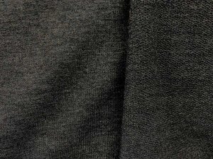 Imported French Terry Knit Fabric - Charcoal