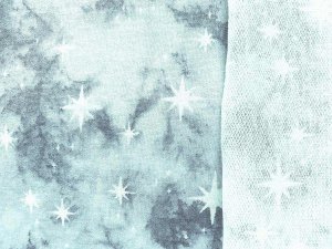 Imported French Terry Knit Fabric - Galaxy Blue