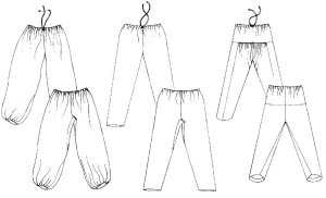 Folkwear #119 - Sarouelles - Indo-African Pants Sewing Pattern