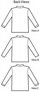 Great Copy #2420 Bristol Jacket Sewing Pattern - flats