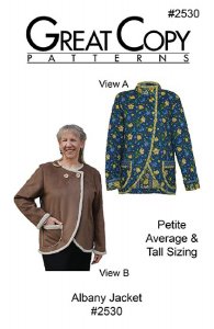 Great Copy #2530 - Albany Jacket Sewing Pattern - cover