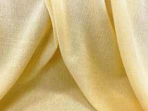 Cotton Gauze Fabric -  Lt. Yellow