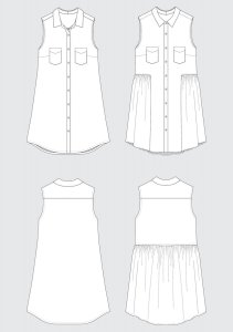 Grainline Studio - Alder Shirtdress Sewing Pattern
