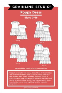 Grainline Studio - Poppy Dress Sewing Pattern
