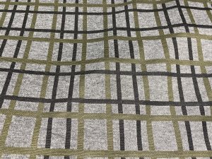 Yarn-Dye Luxury Knit - Olive/Black Plaid