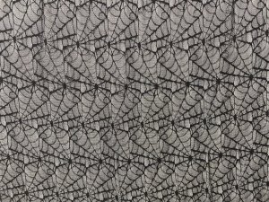 Halloween Fabric - Spiderweb Netting - Black