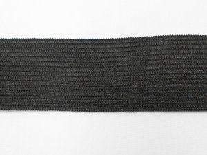Wholesale Elastic - Knitted Non-Roll - 3/4" Black  50 yards