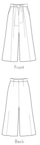 Liesl + Co - Cannes Wide-legged Trousers Sewing Pattern