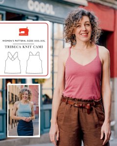 Liesl + Co -Tribeca Knit Cami sewing Pattern
