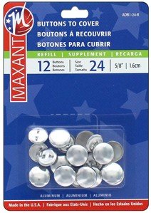 Maxant Buttons to Cover - Size 24 Refill