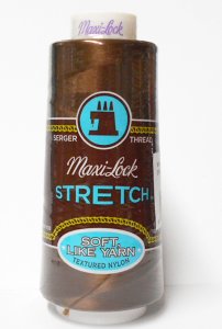 Maxi-Lock Stretch Serger Thread - Brown