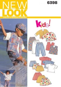 New Look 6398 Kids! Separates - sewing pattern