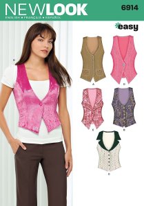 New Look 6914 MISSES TOPS VESTS