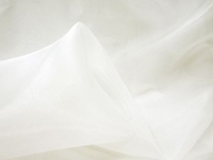 Bridal Organza Fabric - Marble (Ivory) - 60" wide