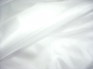 China Silk Lining - White - A Polyester Habotai Lining