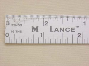Lance Center Finding Ruler 6