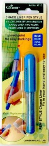 Clover Chaco Liner Pen 4710-Blue