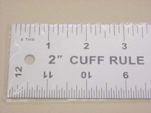 Lance Cuff Ruler 12" x 2"