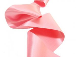 Wholesale Double Faced Satin Ribbon - 3.75" Pink #76 - 27.5 yards