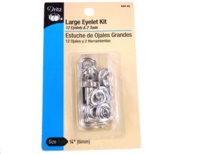 Dritz- Large Eyelet Kit, Nickel