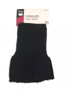 Dritz- Knitted Cuffs, Black