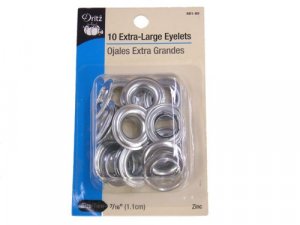 Dritz- Extra Large Eyelet Kit, Nickel