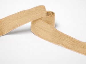 Wholesale Fold Over Elastic - Beige #5  -   5/8" wide   5 yard roll