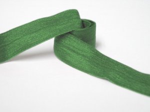 Wholesale Fold Over Elastic - Green #38  -   5/8" wide   5 yard roll