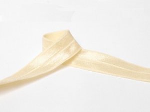 Wholesale Fold Over Elastic - Ivory #14  -   5/8" wide   5 yard roll