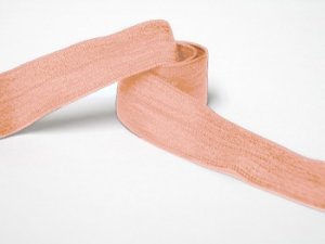 Wholesale Fold Over Elastic - Light Peach #1  -   5/8" wide   5 yard roll