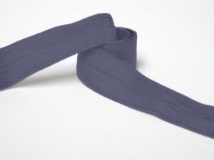 Wholesale Fold Over Elastic - Steel Blue #8  -   5/8" wide   5 yard roll