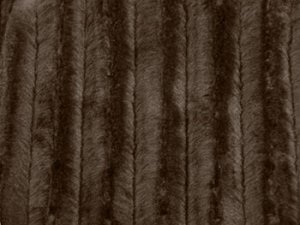 Wholesale Minky Animal Print Fur Fabric - Brown Mink - 12 yards
