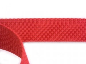 Polyester Webbing - 1" Red