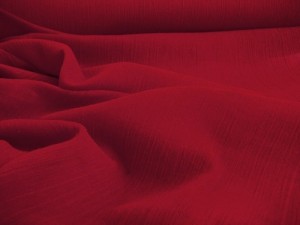 Wholesale Cotton Gauze Fabric - Red #626,   25yds