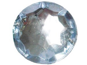 Wholesale Acrylic Jewels - Light Blue Sew-In Gemstone - Large Round, 18mm - 144 jewels, 1 gross