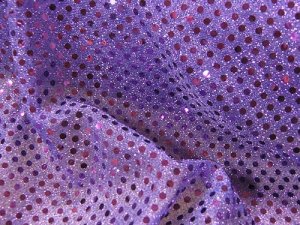 Wholesale Faux Sequin Knit Fabric - 1032 Purple  25 yards