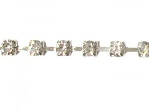 Rhinestone Banding - Cup Chain SS12 - Single Row - Crystal
